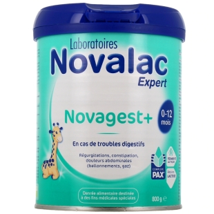 NOVALAC Novagest+ - Lait Infantile Troubles Digestifs  0-12 mois - 800gr
