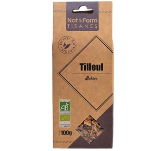 NAT & FORM - Tisane Aubier de Tilleul Bio - 100 gr