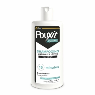 POUXIT Shampooing Traitement Anti-Poux et Lentes (200 ml)