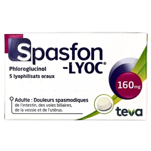 SPASFON LYOC 160 mg (5 lyophilisats oraux)