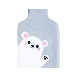 BOUILLOTTE Eau Caoutchouc avec Housse Décorée (2L)