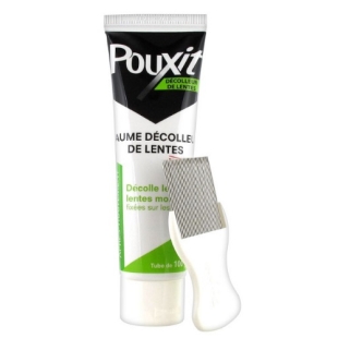 POUXIT BAUME Décolleur de Lentes  (100g) + Peigne Inclus