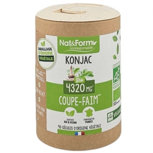 NAT & FORM - Konjac Bio Coupe-Faim - 90 gélules