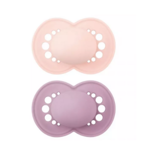 MAM Sucettes Original symétriques couleur unie nature 18 mois+ (x2)