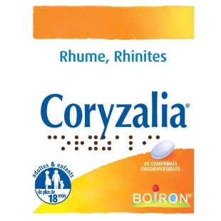 BOIRON - Coryzalia Rhume Rhinite (40 comprimés orodispersibles)