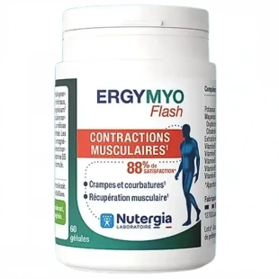 ERGYMYO Flash - Contractions Musculaires Nutergia - 60 gélules