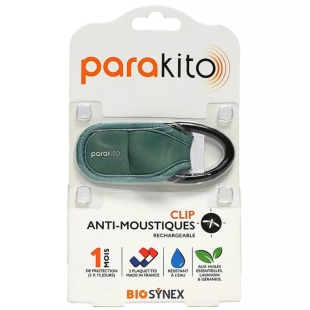 PARAKITO - Clip Anti-Moustiques Rechargeable