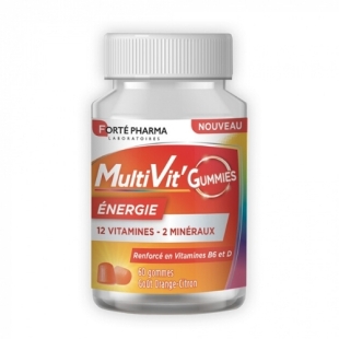 MULTIVIT Énergie Gummies 60 gommes Forte Pharma