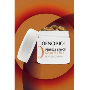 OENOBIOL - Perfect Bonze - Autobronzant et Préparateur Solaire - 2x30 Capsules