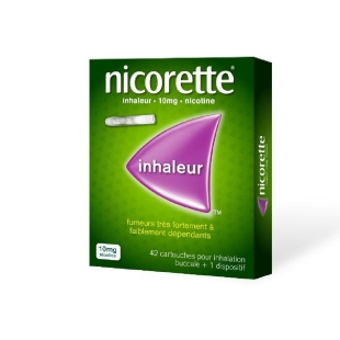 NICORETTE INHALEUR 10 mg - Dispositif Inhalation Buccale + 42 Cartouches