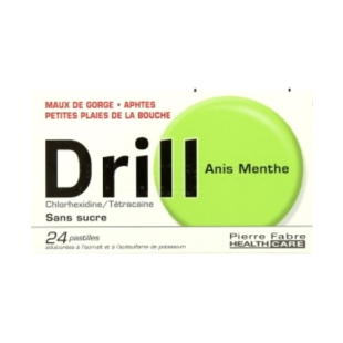 DRILL Anis Menthe Sans Sucre (24 pastilles)
