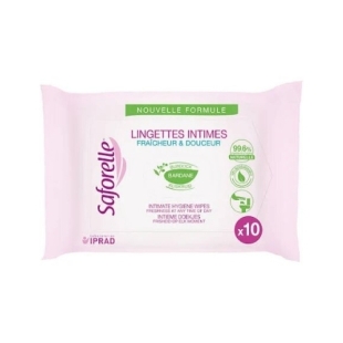 SAFORELLE Lingettes Intimes à la Bardane (x10)
