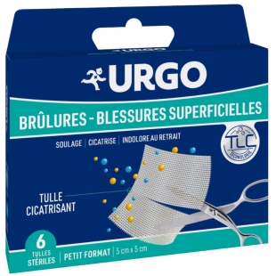 URGO - Tulles stériles petit format x6