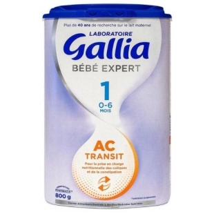 Gallia Bébé Expert AC Transit Lait 0-6 mois 800 g