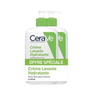 CeraVe Crème Lavante Hydratante 2 x 473 ml
