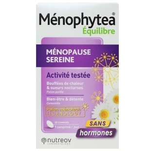 NUTREOV - Ménophytea Équilibre Ménopause Sereine Sans Hormones - 30comprimés