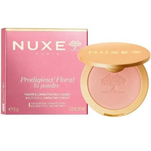 NUXE - Prodigieux Floral Poudre Illuminatrice Multi-Usages - ILLUMINE - SUBLIME - CAPTE LA LUMIERE - 9,5 gr