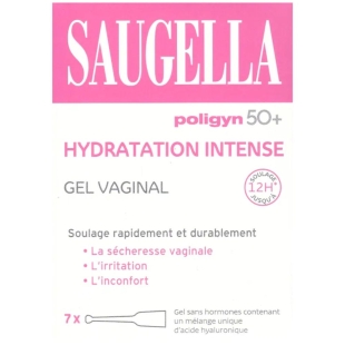 SAUGELLA Poligyn 50+ - Gel Vaginal Hydratation Intense - 7 Unidoses