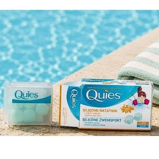 QUIES - Protection Auriculaire Enfant Natation en Silicone - 3 paires