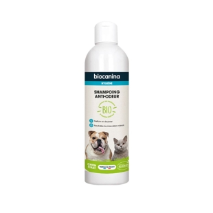 BIOCANINA - Shampoing anti-odeur Chien et Chat Bio - 240ml