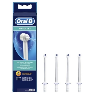 Oral-B : Waterjet ED15 Pack de 4 - Canules pour hydropulseurs Oral-B