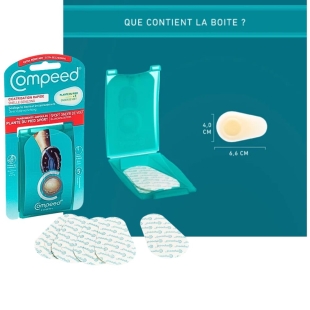 COMPEED - Pansements Ampoules plante du pied - 5 pansements