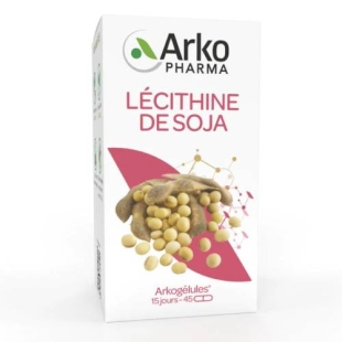 ARKOGELULES Bio - Lécithine de Soja - 45 Gélules