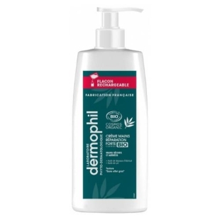 DERMOPHIL INDIEN Crème Mains Réparation Forte Bio 200 ml