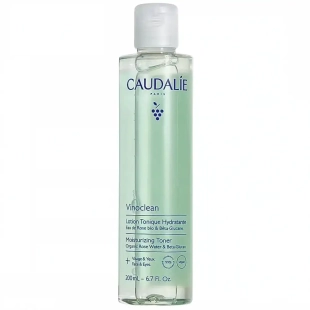 CAUDALIE Vinoclean Lotion Tonique Hydratante à l’eau de rose bio 200 ml