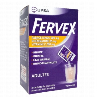 FERVEX ADULTE goût orange (8 sachets)