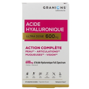 GRANIONS - Acide Hyaluronique - 60 comprimés