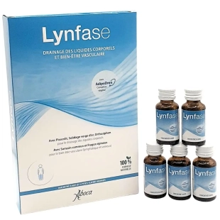 LYNFASE - Drainage des Liquides Corporels et Bien-Etre Vasculaire - 12 unidoses de 13,3gr - Aboca
