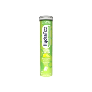 UPSA HYDRAFIZZ - Hydra + Détox  , Comprimés Effervescents  Citron