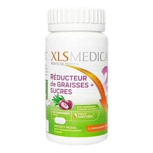 XLS MEDICAL Réducteur de Graisses + Sucres 120 comprimés