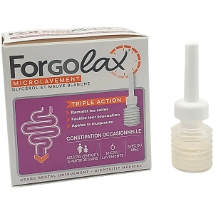 FORGOLAX - Constipation Occasionnelle - 6 Microlavements