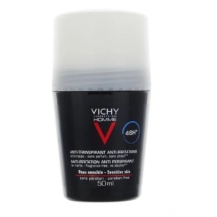 VICHY - Homme Déodorant Anti-Transpirant Anti-Irritations 48H 50 ml