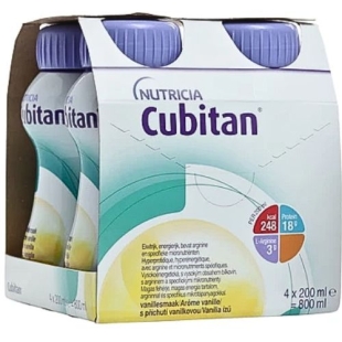 CUBITAN - Arôme vanille - 19g protein - 4 X 200 ml
