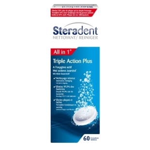 STERADENT Triple Action + (30 comprimés effervescents)
