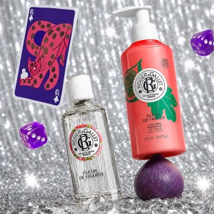 ROGER & GALLET Coffret Noël Fleur de Figuier Eau Parfumée + Lait Corps