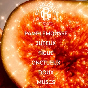 Roger & Gallet coffret Noël Fleur de Figuier avec Eau Parfumée Bienfaisante 100 ml et Lait Corps hydratant 250 ml, idée cadeau parfum et soin