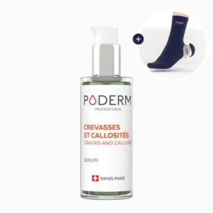 PODERM - Soin Nuit Crevasses et Callosités - Sérum+Chaussettes