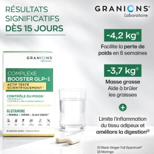 GRANIONS - Complexe Booster GLP-1 - 60 comprimés
