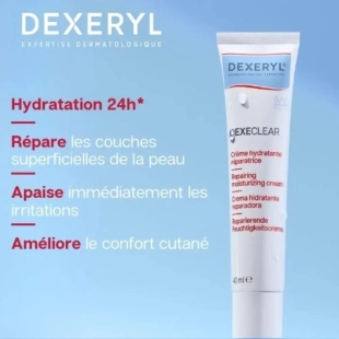 DEXERYL - Dexeclear Crème Hydratante Réparatrice - 40 ml
