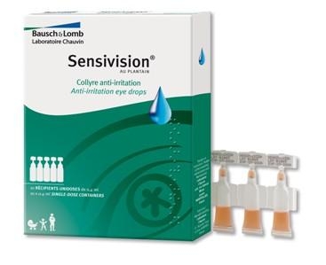 SENSIVISION Collyre au plantain 10 Unidoses