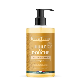 BEAUTERRA - Huile de Douche Parfum Tropical - 750ml