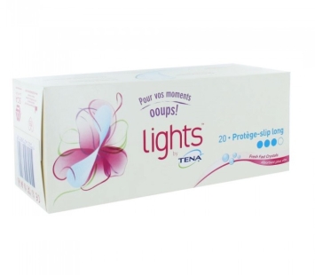 TENA Lights 20 Protège-slip "Long" 