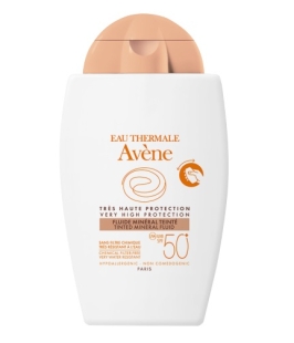 AVENE SOLAIRE 50+ Fluide Minéral Teinté Très Haute Protection Solaire (40 ml)