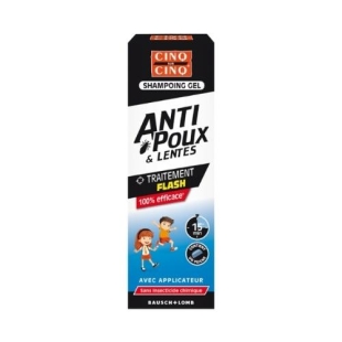 5/5 CINQ sur CINQ - Shampoing Gel Anti Poux & Lentes
