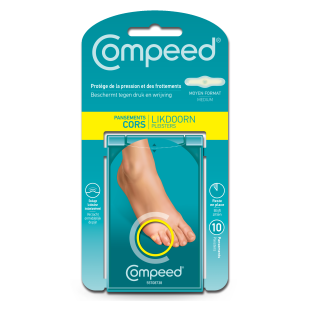 Compeed Cors Pansement Protection (10 pansements) - Format Moyen