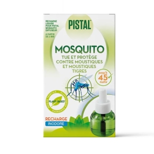 Pistal Mosquito - Recharge pour Diffuseur Anti-Moustiques Végétale 45 Nuits